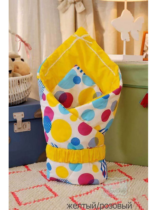 Летний конверт Шары желтое