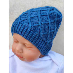 Вязаная шапочка Аран коса парламент