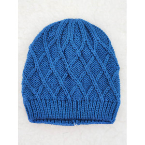 Вязаная шапочка Аран коса парламент