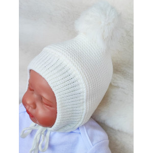 Чепчик Пушистик молочный