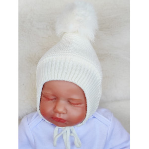 Чепчик Пушистик молочный
