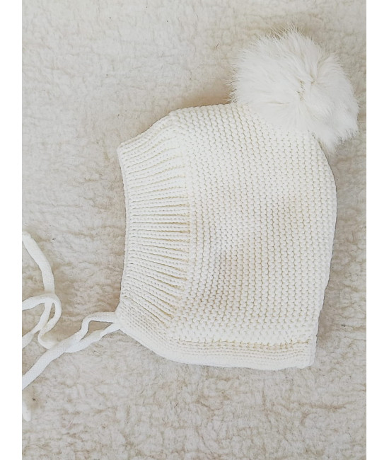 Чепчик Пушистик молочный