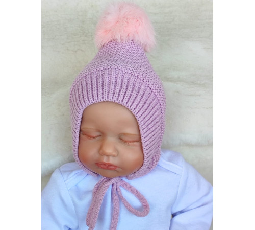 Чепчик Пушистик пудра