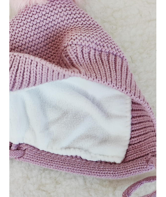 Чепчик Пушистик пудра