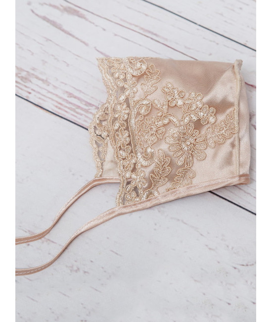 Чепчик для новорожденного Роскошь какао