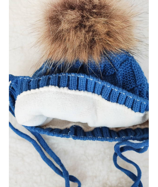 Вязаная шапочка Ромбики парламент