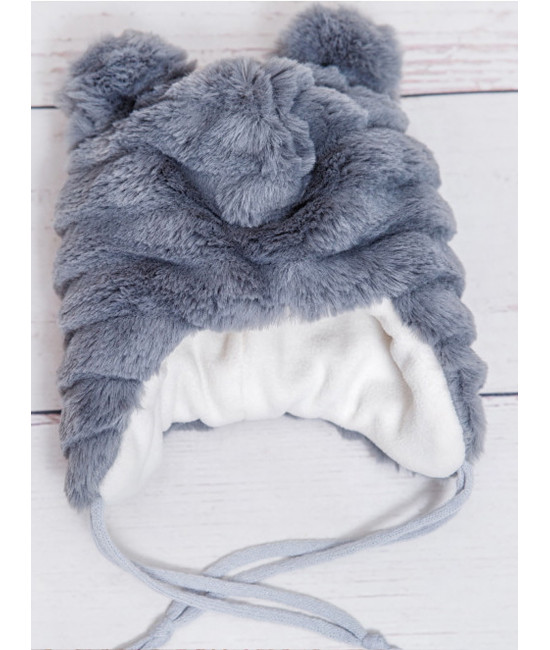 Конверт на выписку Стеганый серо-голубой