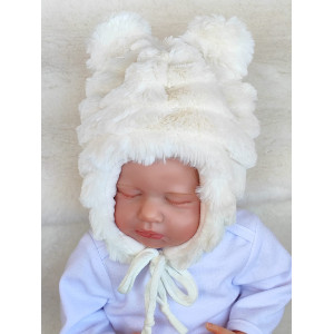 Конверт на выписку Стеганый синий-молочный