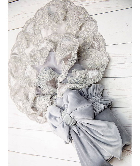 Конверт на выписку Адель серый