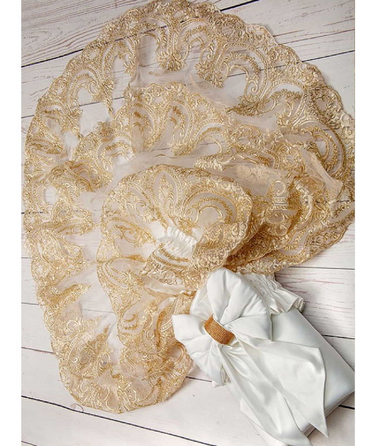 Конверт на выписку Анна молочный