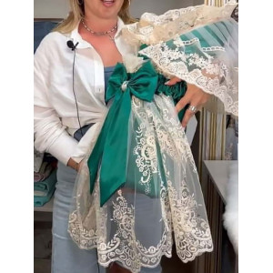 Конверт на выписку Азалия изумрудный