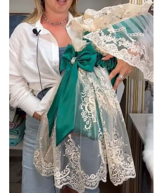 Конверт на выписку Азалия изумрудный