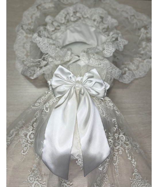 Комплект на выписку Азалия-Маркиза молочный