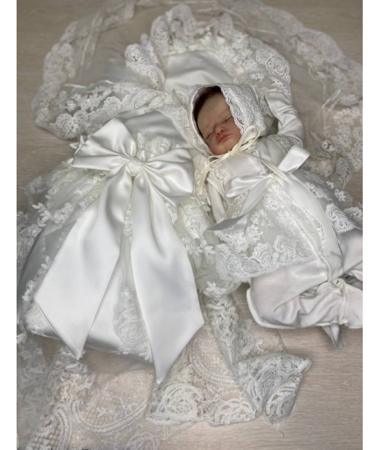 Комплект на выписку Азалия-Кокетка молочный