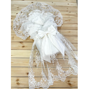 Конверт на выписку Азалия молочный