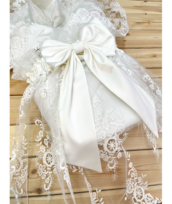 Конверт на выписку Азалия молочный