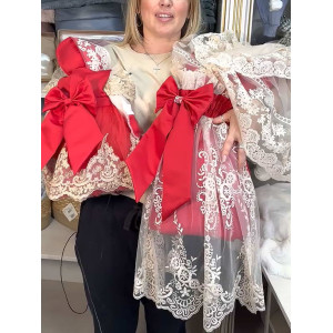 Комплект на выписку Азалия-Маркиза красный