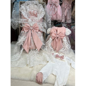 Комплект на выписку Азалия-Асселина пудра-молочный