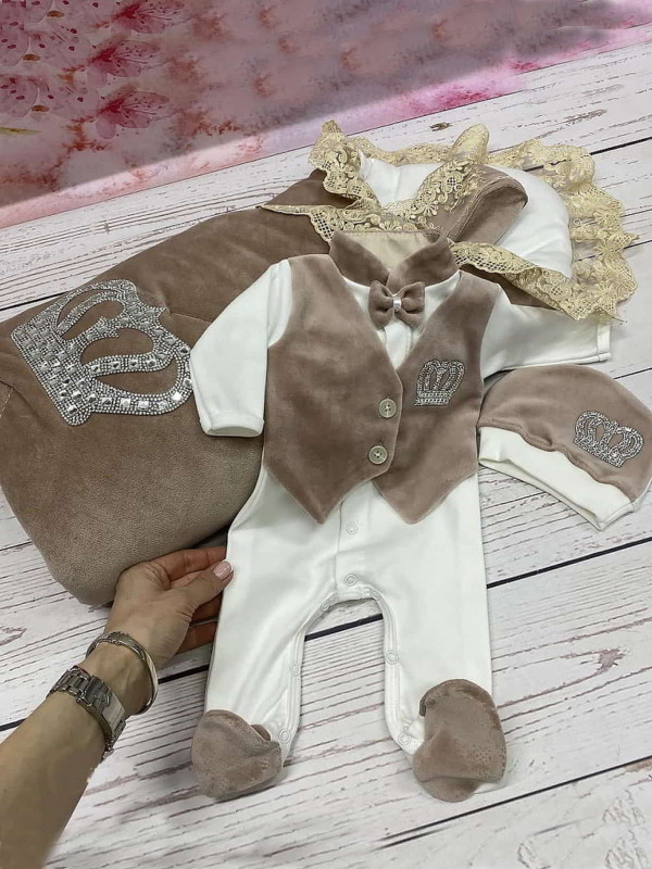 Комплект Бархат Лайт-Джентльмен какао