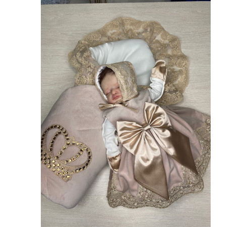 Комплект на выписку Бархат Лайт-Лея какао