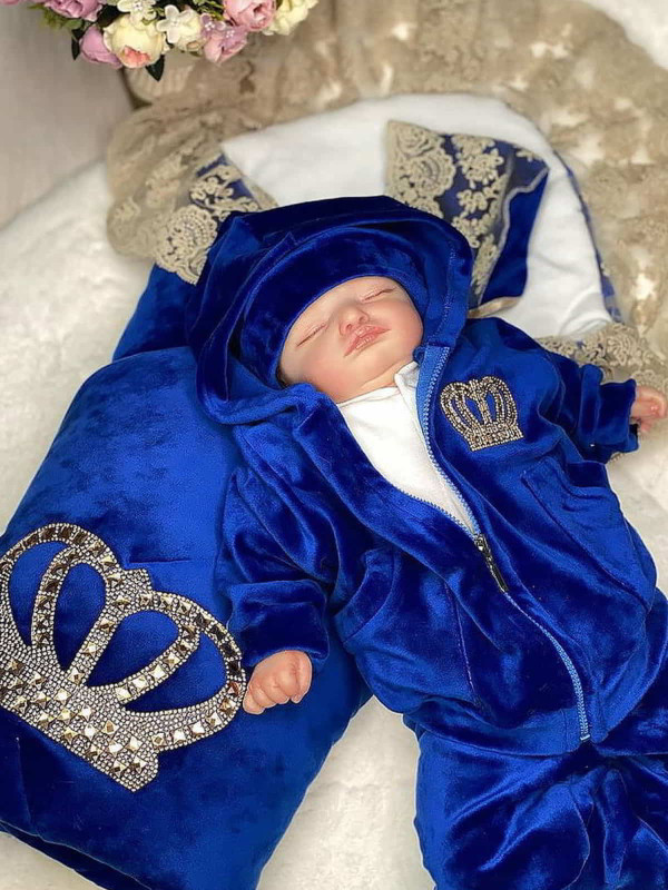 Комплект Бархат Лайт-Стиляга яркий-синий