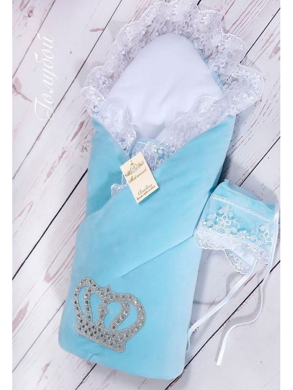 Конверт Бархат Лайт голубой