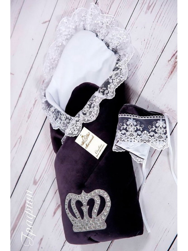 Конверт Бархат Лайт графит