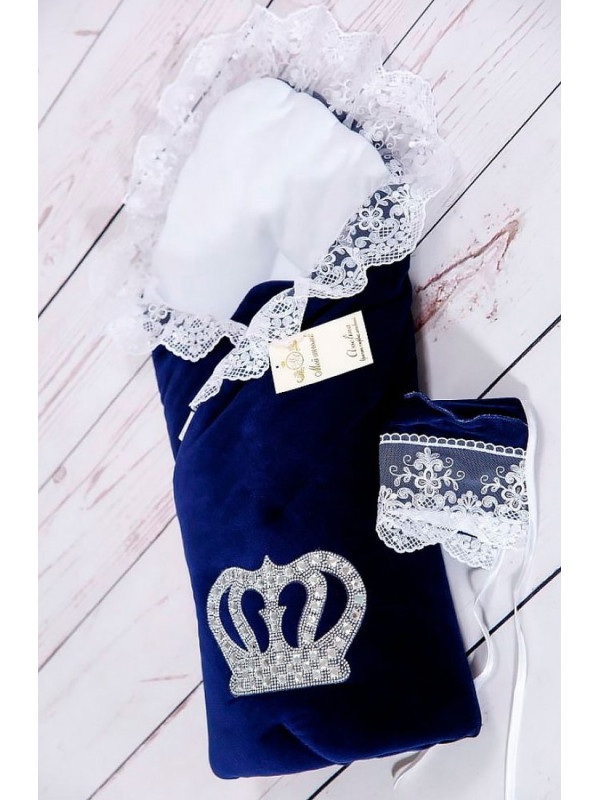 Конверт Бархат Лайт синий