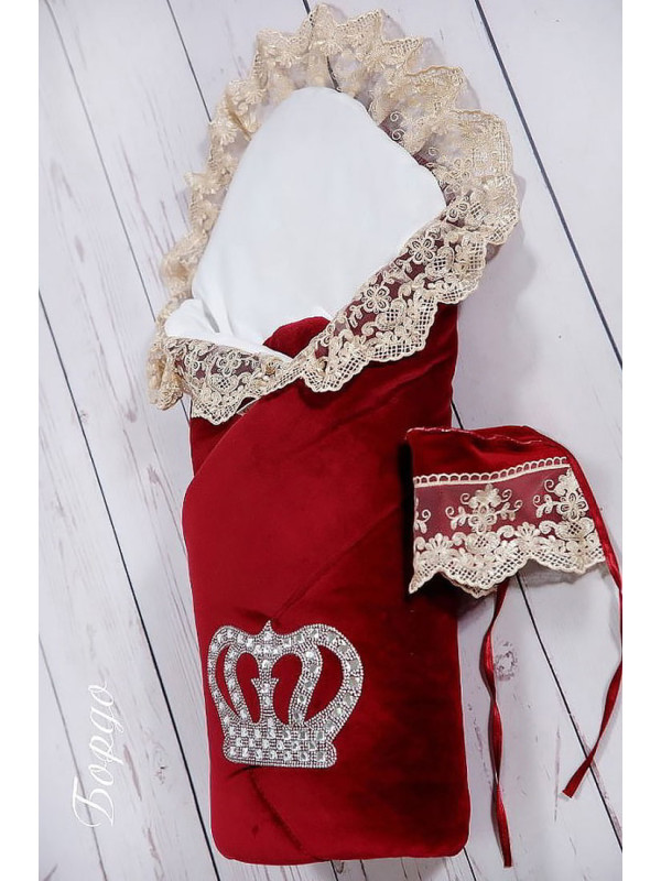 Конверт Бархат Лайт бордовый