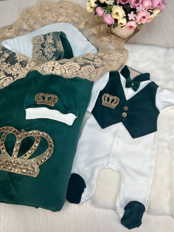 Комплект Бархат Лайт-Джентльмен изумруд