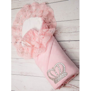 Конверт на выписку Бархат Лайт розовый