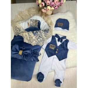 Комплект на выписку для мальчика Бекки-Джентльмен парламент