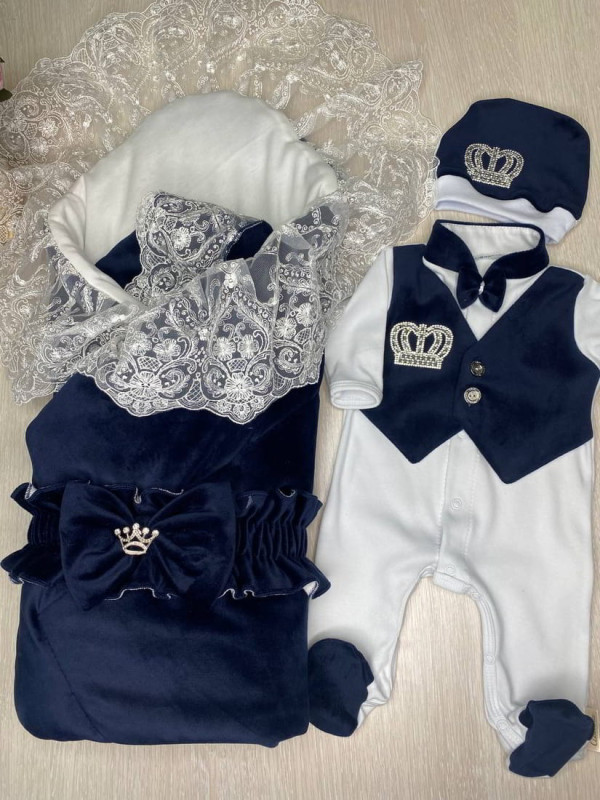 Комплект Бекки-Джентльмен синий