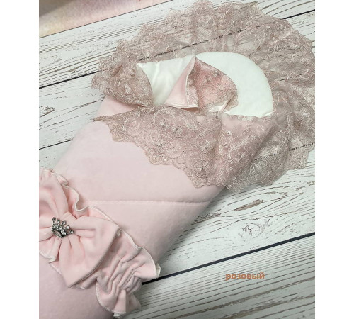 Конверт на выписку Бекки розовый