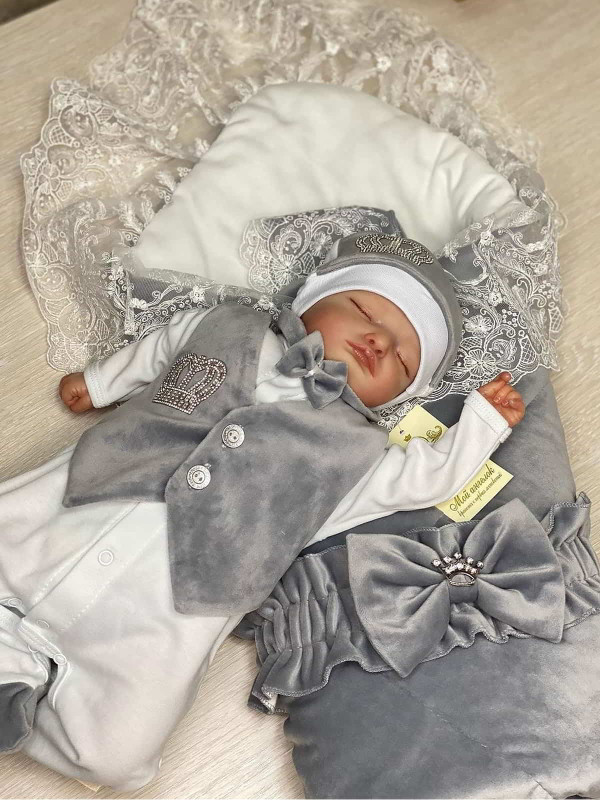 Комплект Бекки-Джентльмен серый