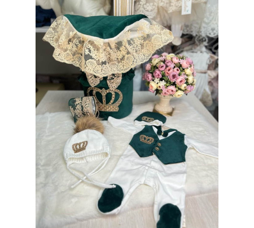 Комплект Бекки-Джентльмен изумруд 