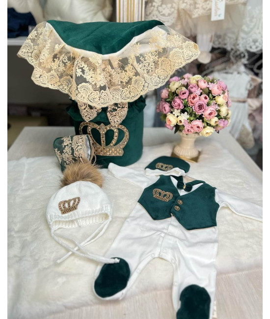 Комплект Бекки-Джентльмен изумруд 