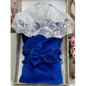 Конверт на выписку Бекки синий