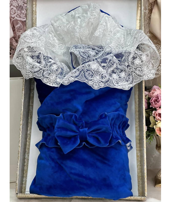 Конверт на выписку Бекки синий