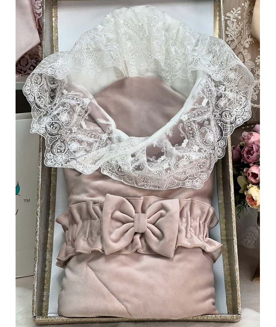 Конверт на выписку Бекки какао-молочный