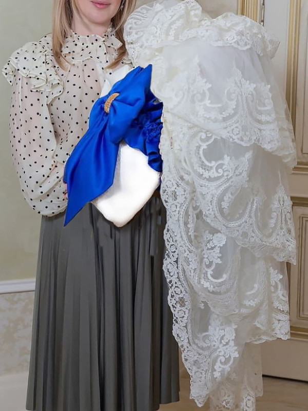 Конверт Бель молочный-синий