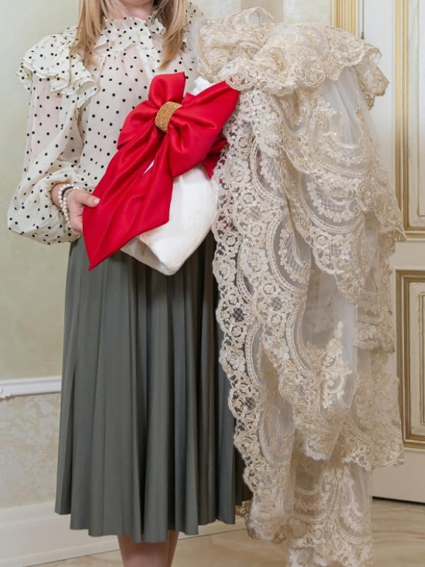 Конверт Бель какао-красный