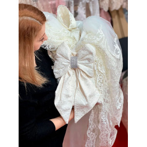 Комплект на выписку Бель молочный