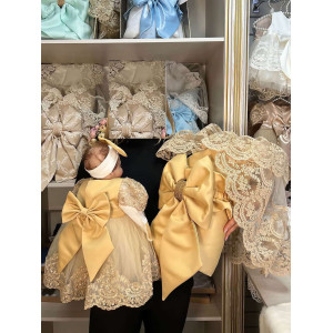 Комплект на выписку Дора-Маркиза золото