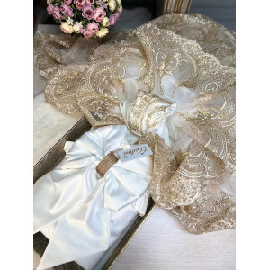 Конверт на выписку Анна молочный