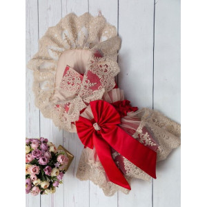 Конверт на выписку Элави красный