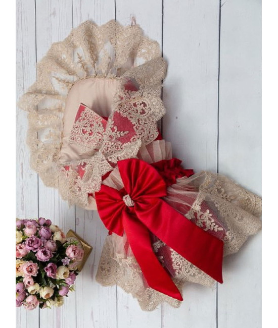 Конверт на выписку Элави красный