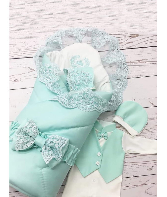 Комплект на выписку Флоренция-Джентльмен тиффани