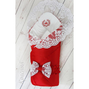 Конверт на выписку Флоренция красный