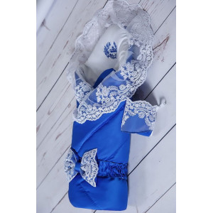 Конверт на выписку Флоренция синий